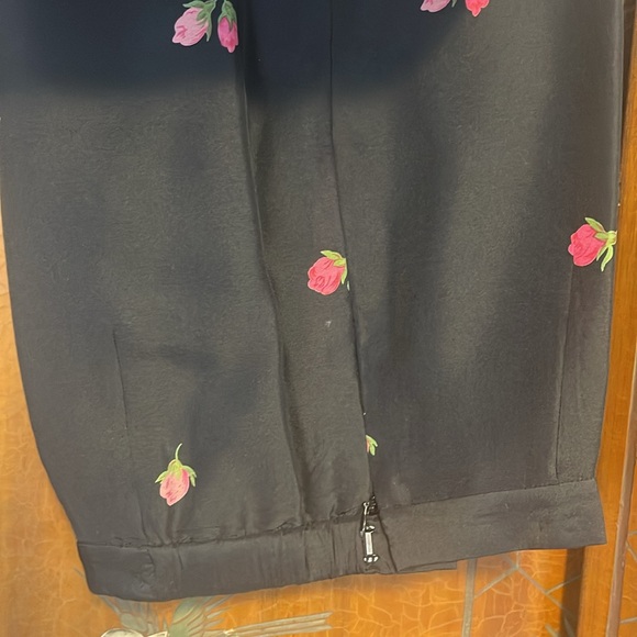 Talbots black silk pants size 2 - Picture 2 of 3